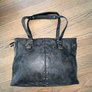 Elegant Black Tote Bag